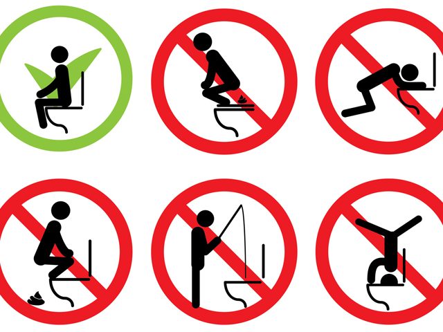 Zasady dotyczące korzystania z toalety w zakładzie karnym i areszcie śledczym!