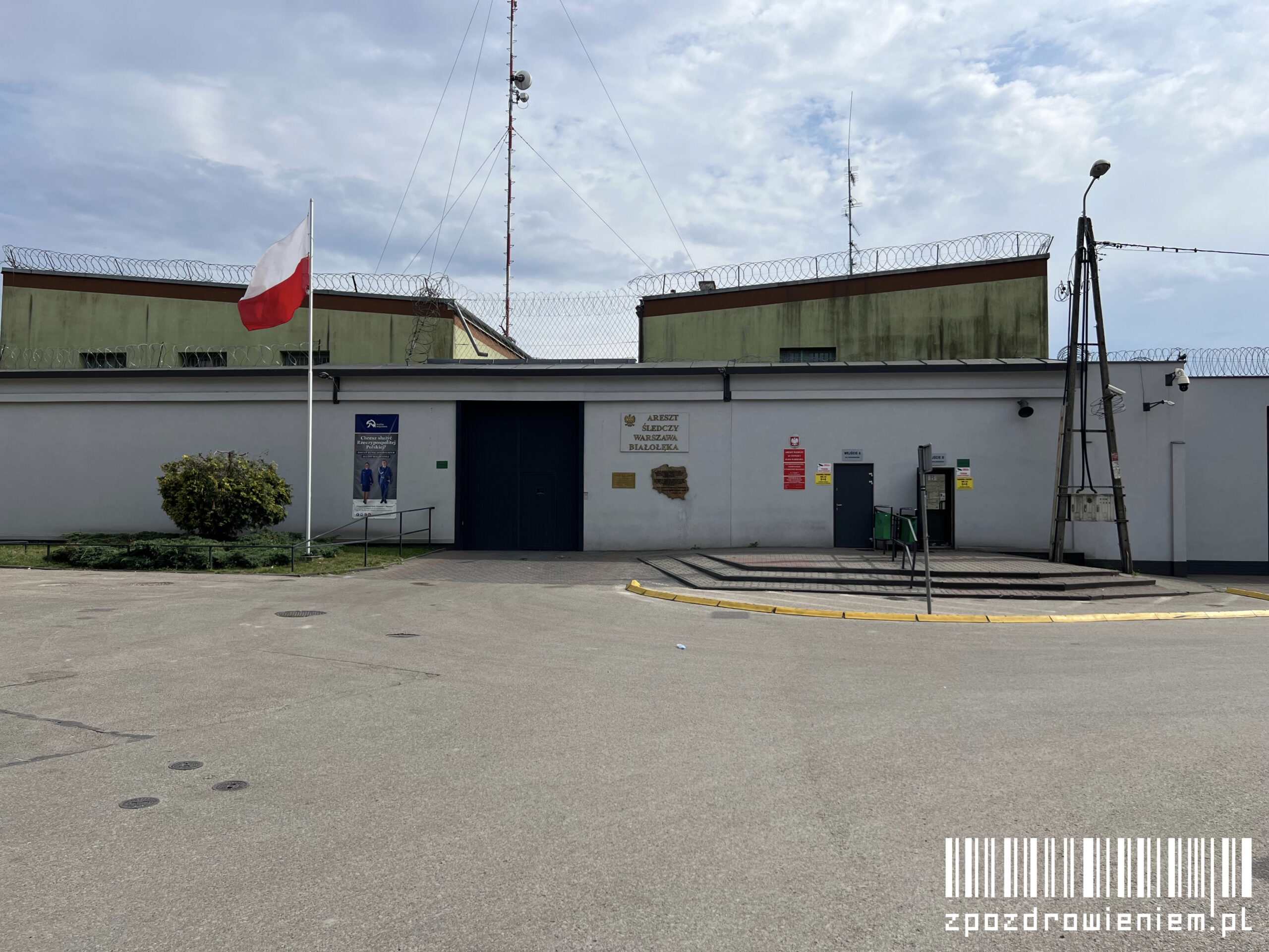 Areszt Śledczy Warszawa Białołęka zpozdrowieniem PDW wypiska paczka