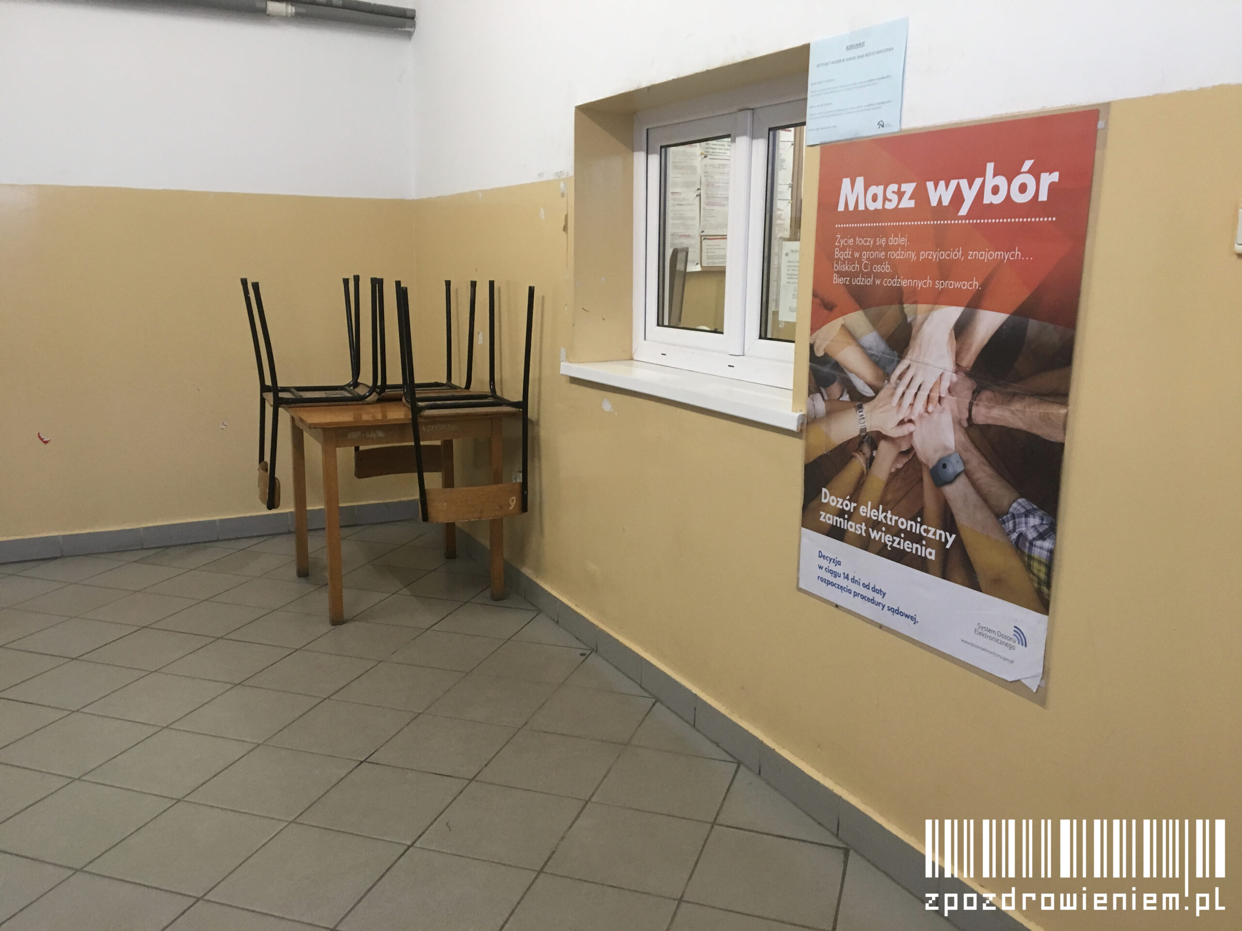 Zakład Karny Gorzów Wielkopolski rejestracja poczekalnia zpozdrowieniem PDW poczekalnia i rejestracja